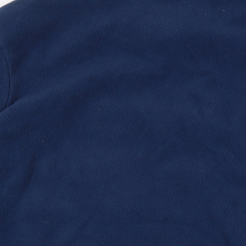 Nutmeg Mens Blue Crew Neck Polyester Pullover Jumper Size XL Long Sleeve