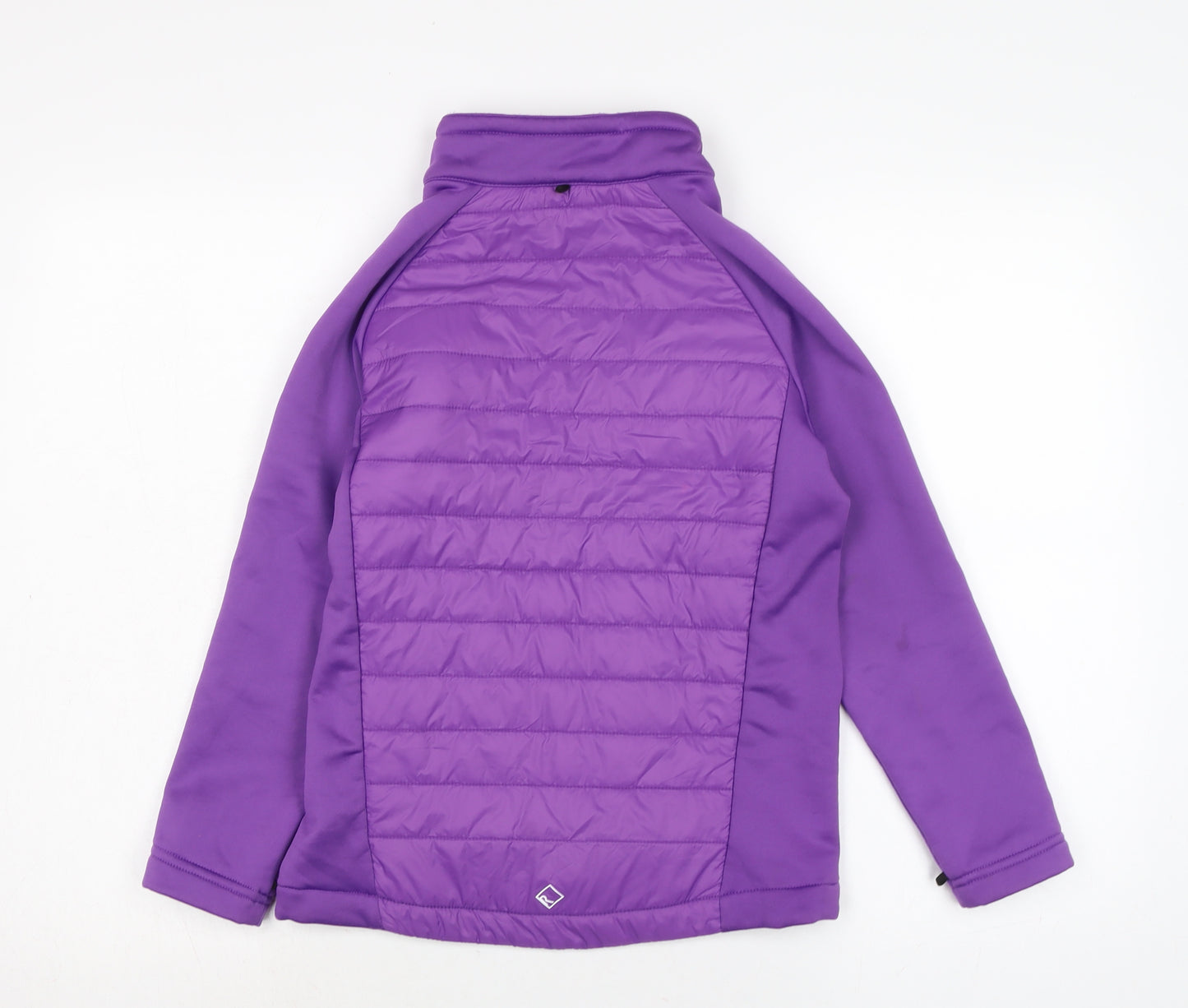 Regatta Girls Purple Quilted Jacket Size 12-13 Years Zip