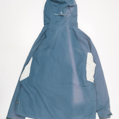 Aquadry Womens Blue Rain Coat Jacket Size 20 Zip