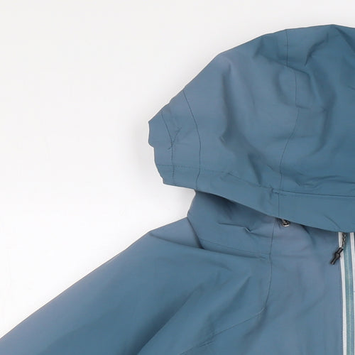Aquadry Womens Blue Rain Coat Jacket Size 20 Zip