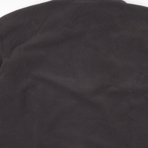 Jack Wolfskin Womens Grey Mock Neck Polyester Pullover Jumper Size M