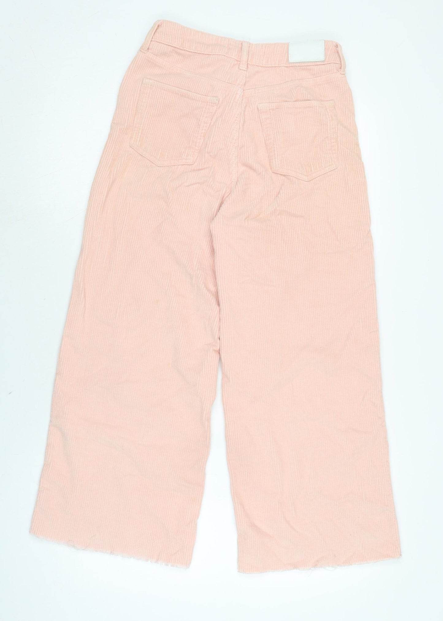 BDG Womens Pink Cotton Trousers Size 6 L22 in Regular Zip