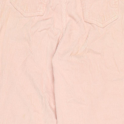 BDG Womens Pink Cotton Trousers Size 6 L22 in Regular Zip