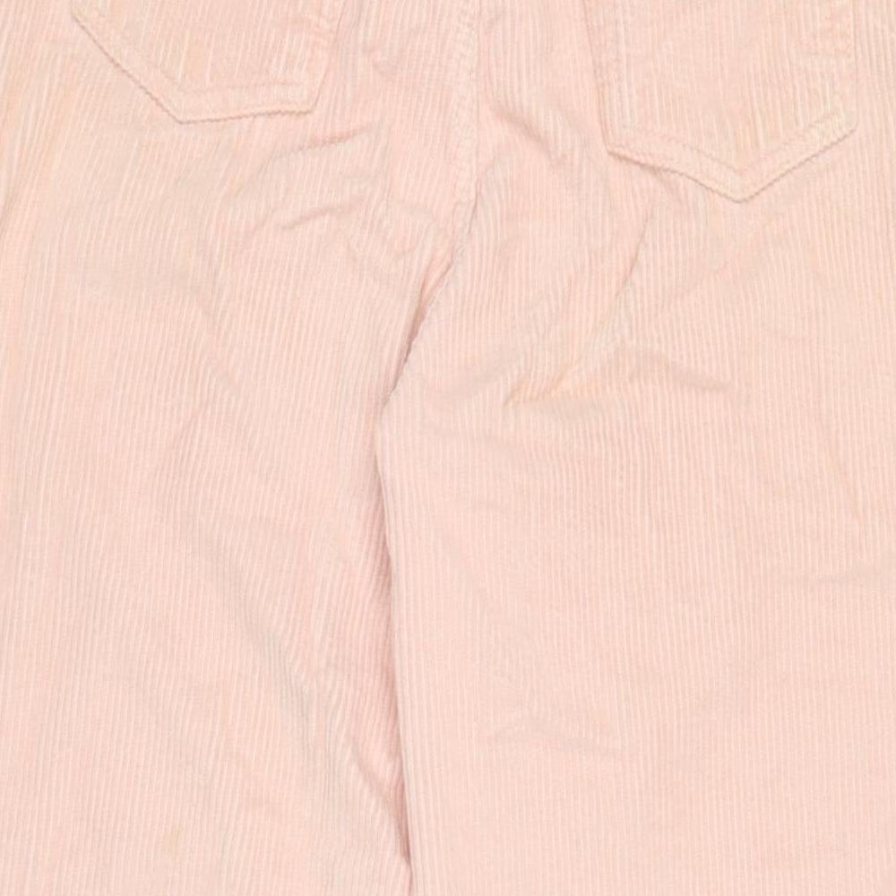 BDG Womens Pink Cotton Trousers Size 6 L22 in Regular Zip