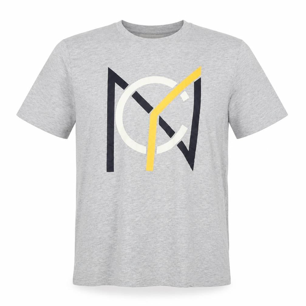 H&M Mens Grey Cotton T-Shirt Size M Crew Neck