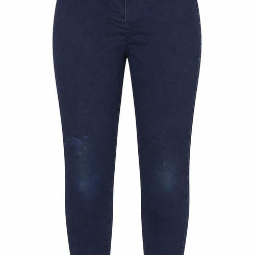 Marks and Spencer Womens Blue Cotton Blend Jegging Jeans Size 12 L27 in Regular