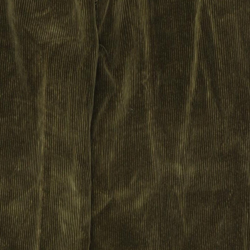 Joseph Turner Mens Green Cotton Trousers Size 42 in L34 in Regular Zip