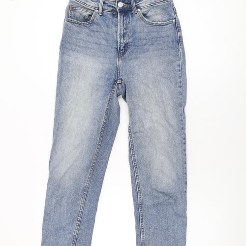 Denim Co Womens Blue Cotton Skinny Jeans Size 8 L25 in Regular Zip