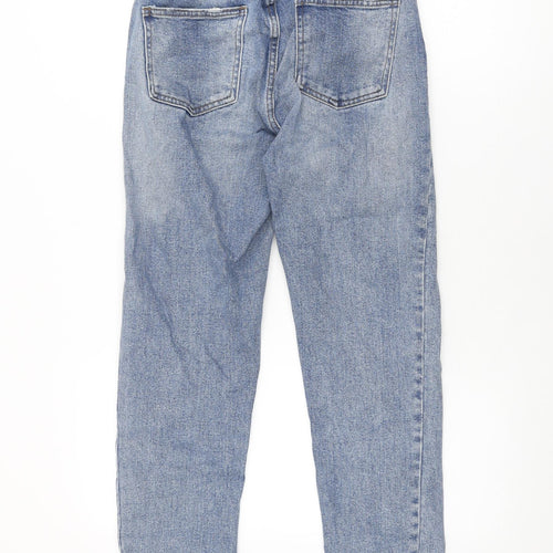 Denim Co Womens Blue Cotton Skinny Jeans Size 8 L25 in Regular Zip