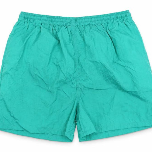 Coconut Joe Boys Green Nylon Bermuda Shorts Size M Regular - Swim Short