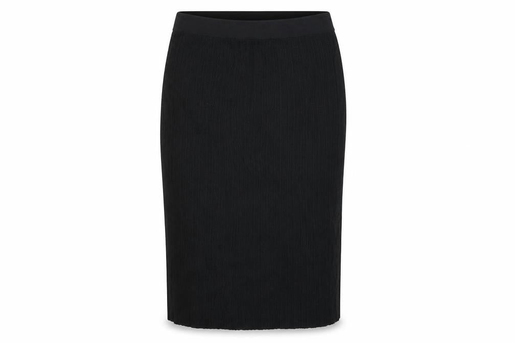 Front view of Next women’s black viscose straight & pencil skirt, size UK 8