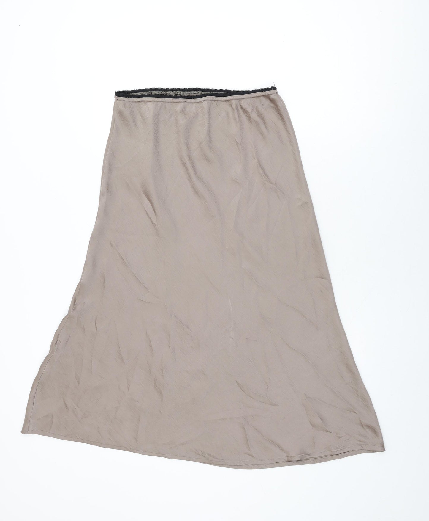 Innocence Womens Brown Polyester Swing Skirt Size 16