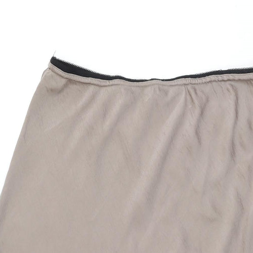 Innocence Womens Brown Polyester Swing Skirt Size 16