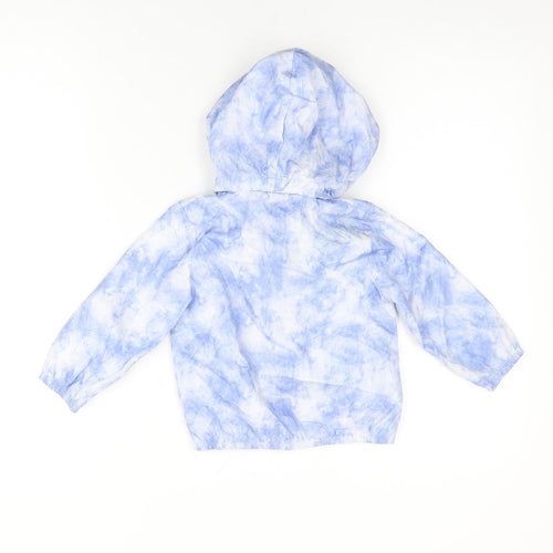 H&M Baby Blue Tie Dye Jacket Size 18 Months Zip