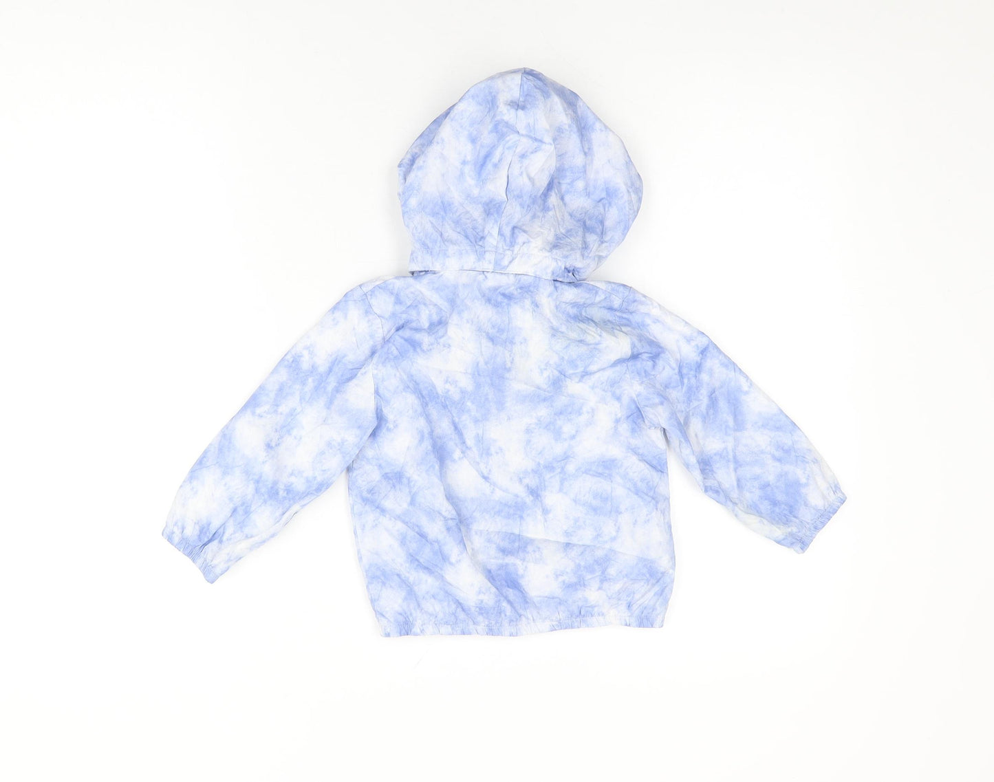 H&M Baby Blue Tie Dye Jacket Size 18 Months Zip