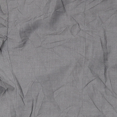 Burton Mens Grey Polyester Jacket Suit Jacket Size 40 Regular