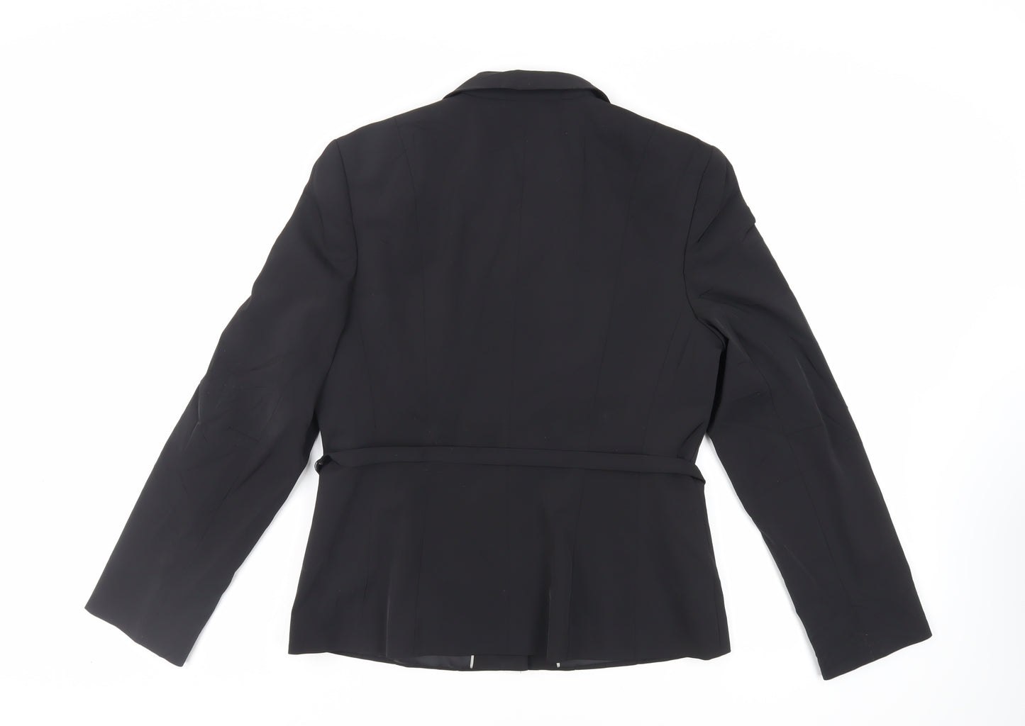 NEXT Womens Black Jacket Blazer Size 14 Hook & Eye