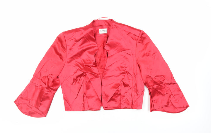 Roman Womens Red Jacket Size 10 - Open