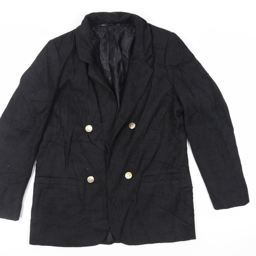 NEXT Womens Black Jacket Blazer Size 14 - Open