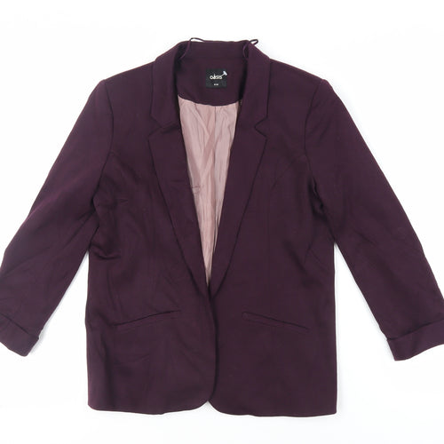 Oasis Womens Purple Jacket Blazer Size 8 - Open