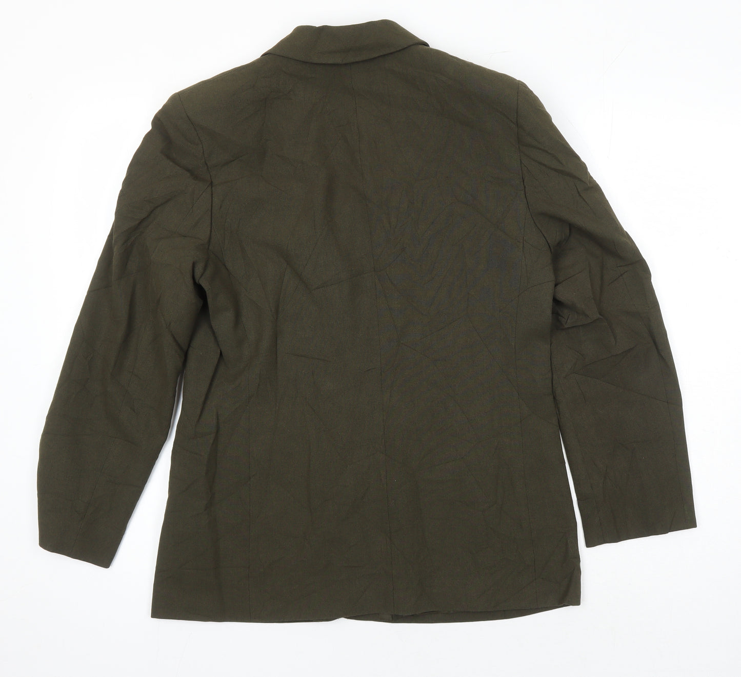 St Michael Womens Green Jacket Blazer Size 10
