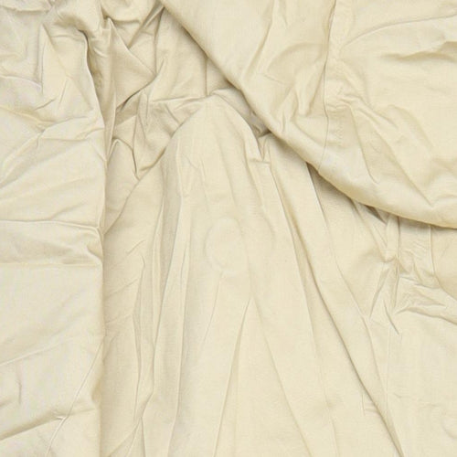 M&S Womens Beige Overcoat Coat Size 14