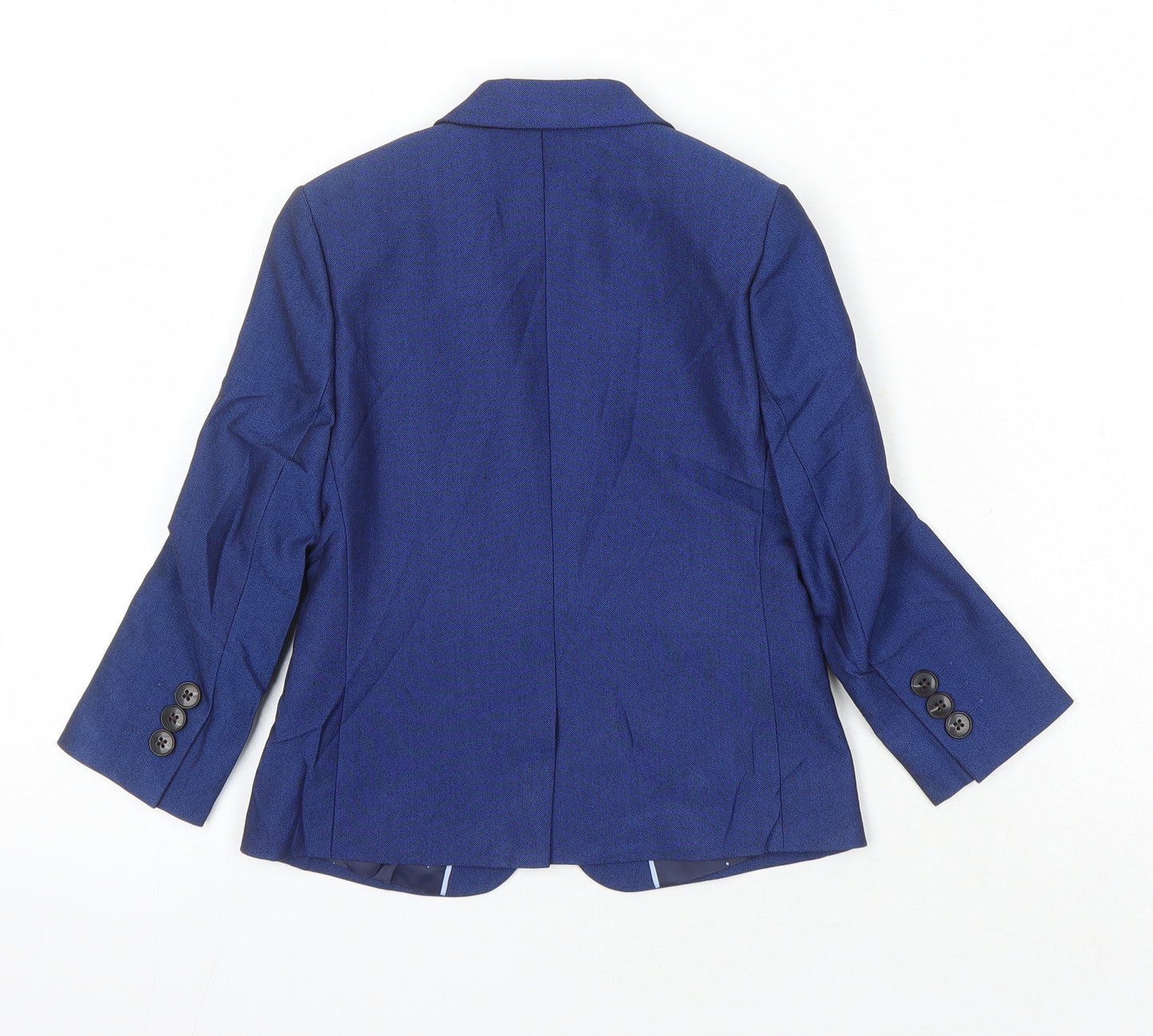 M&S Boys Blue Jacket Blazer Size 3-4 Years