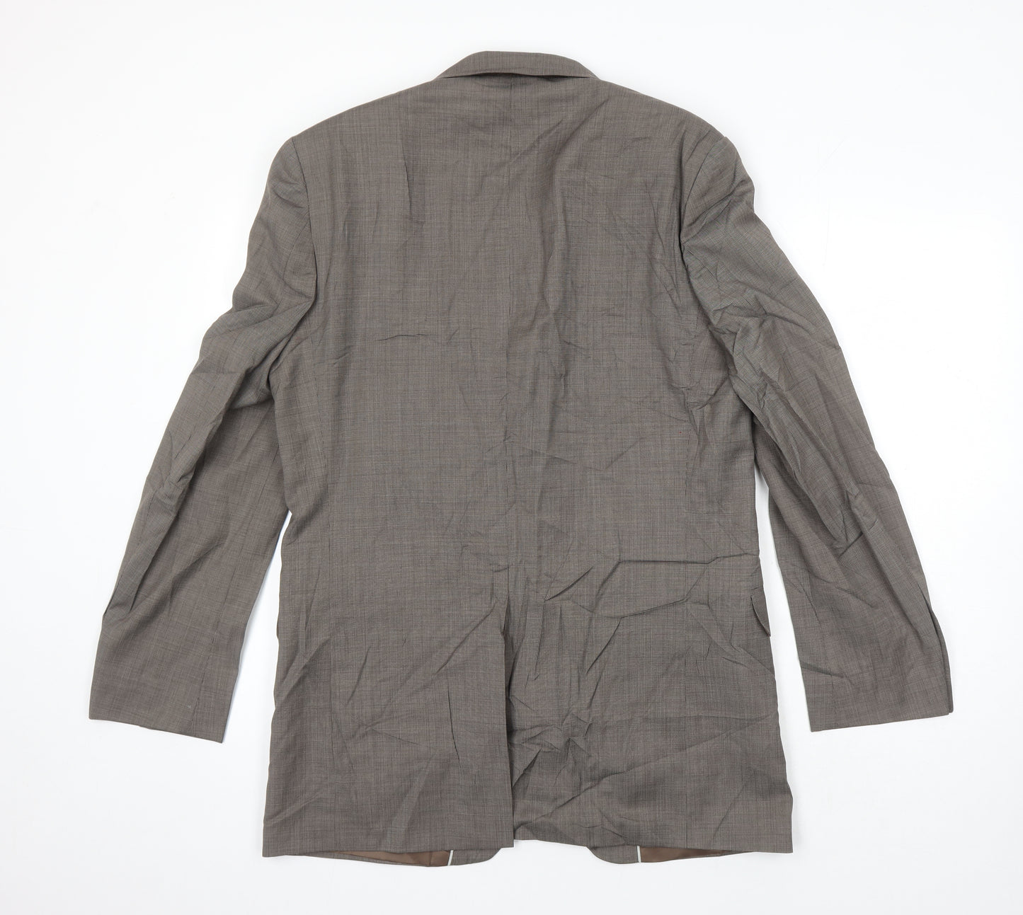 Marks and Spencer Mens Brown Wool Jacket Suit Jacket Size 40 Regular