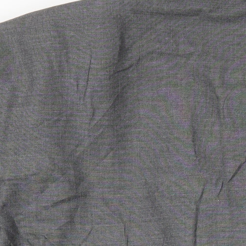 M&S Mens Grey Polyester Jacket Suit Jacket Size 48 Regular
