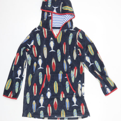 Fat Boys Multicoloured Geometric Cotton Gown Size 12-13 Years - Sharks