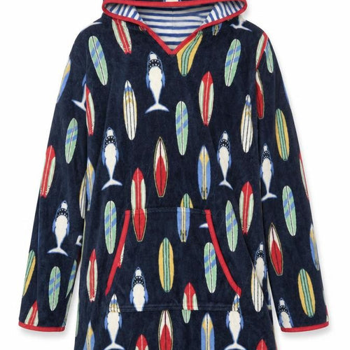 Fat Boys Multicoloured Geometric Cotton Gown Size 12-13 Years - Sharks