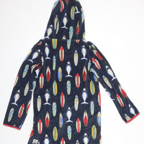 Fat Boys Multicoloured Geometric Cotton Gown Size 12-13 Years - Sharks