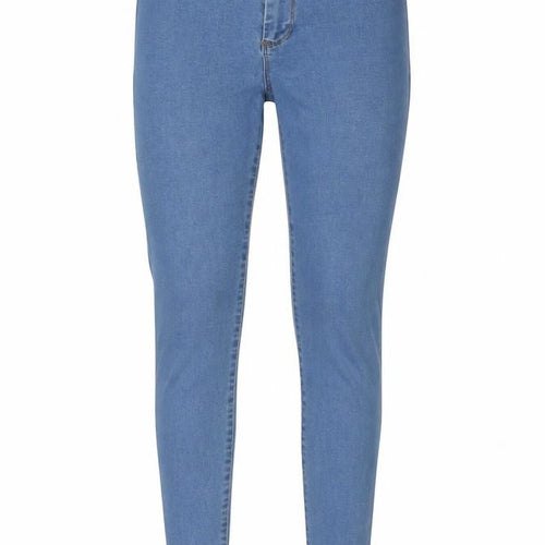 Denim & Co. Womens Blue Polyester Blend Skinny Jeans Size 10 L31 in Regular Zip
