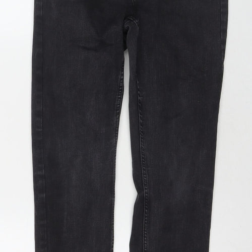 Principles Womens Black Cotton Skinny Jeans Size 20 L28 in Slim Zip