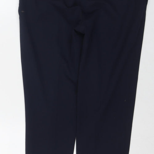 Dorothy Perkins Womens Blue Polyester Trousers Size 8 L24 in Regular Zip