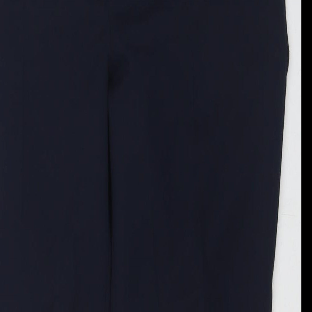 Dorothy Perkins Womens Blue Polyester Trousers Size 8 L24 in Regular Zip