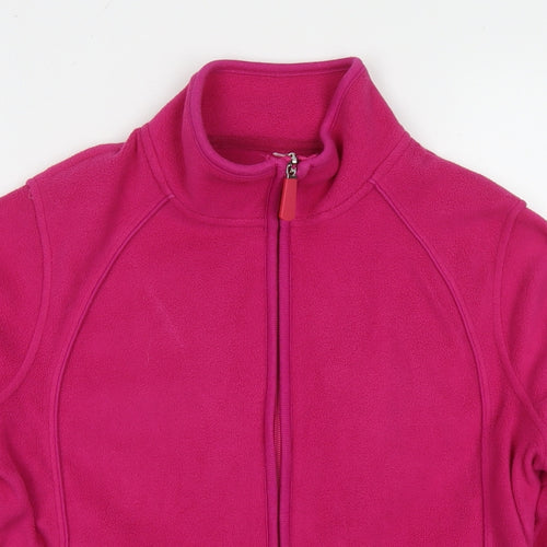 Marks and Spencer Womens Pink Jacket Size 12 Zip