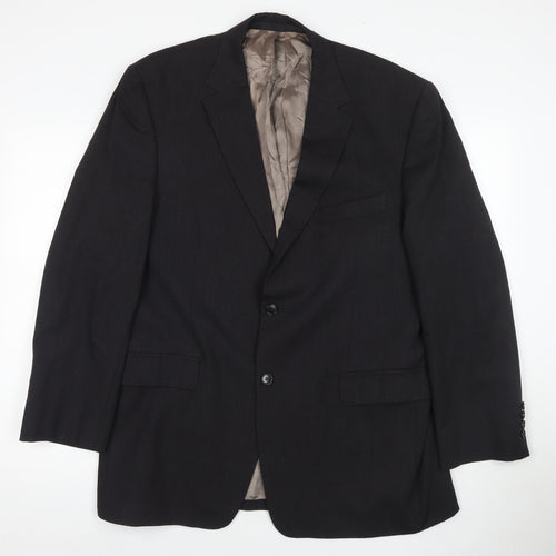 Marks and Spencer Mens Grey Wool Jacket Suit Jacket Size 42 Regular
