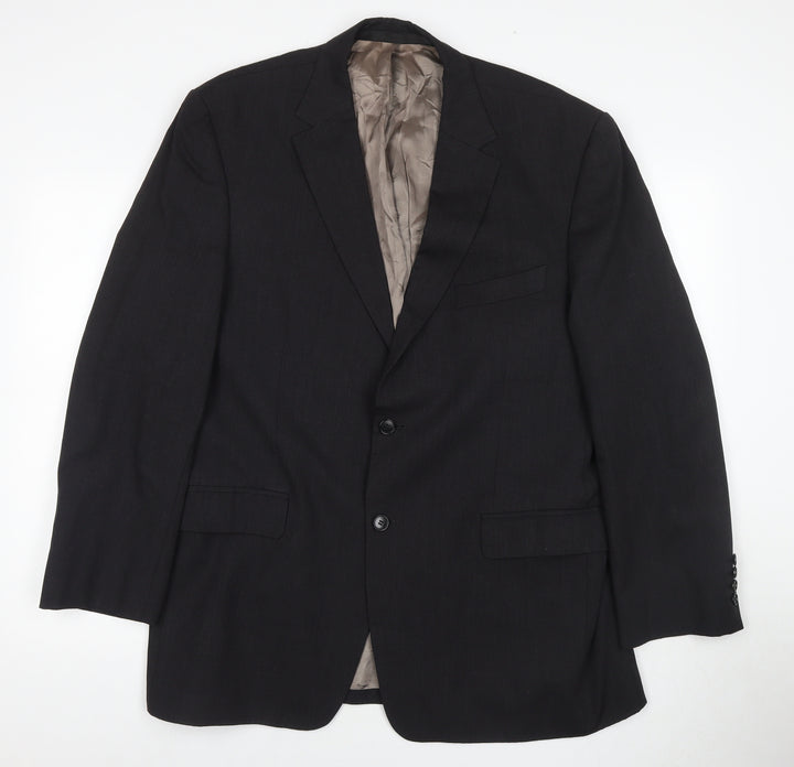 Marks and Spencer Mens Grey Wool Jacket Suit Jacket Size 42 Regular