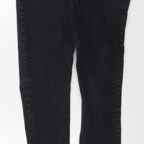 365 Denim Womens Black Cotton Skinny Jeans Size 16 L27 in Regular Zip