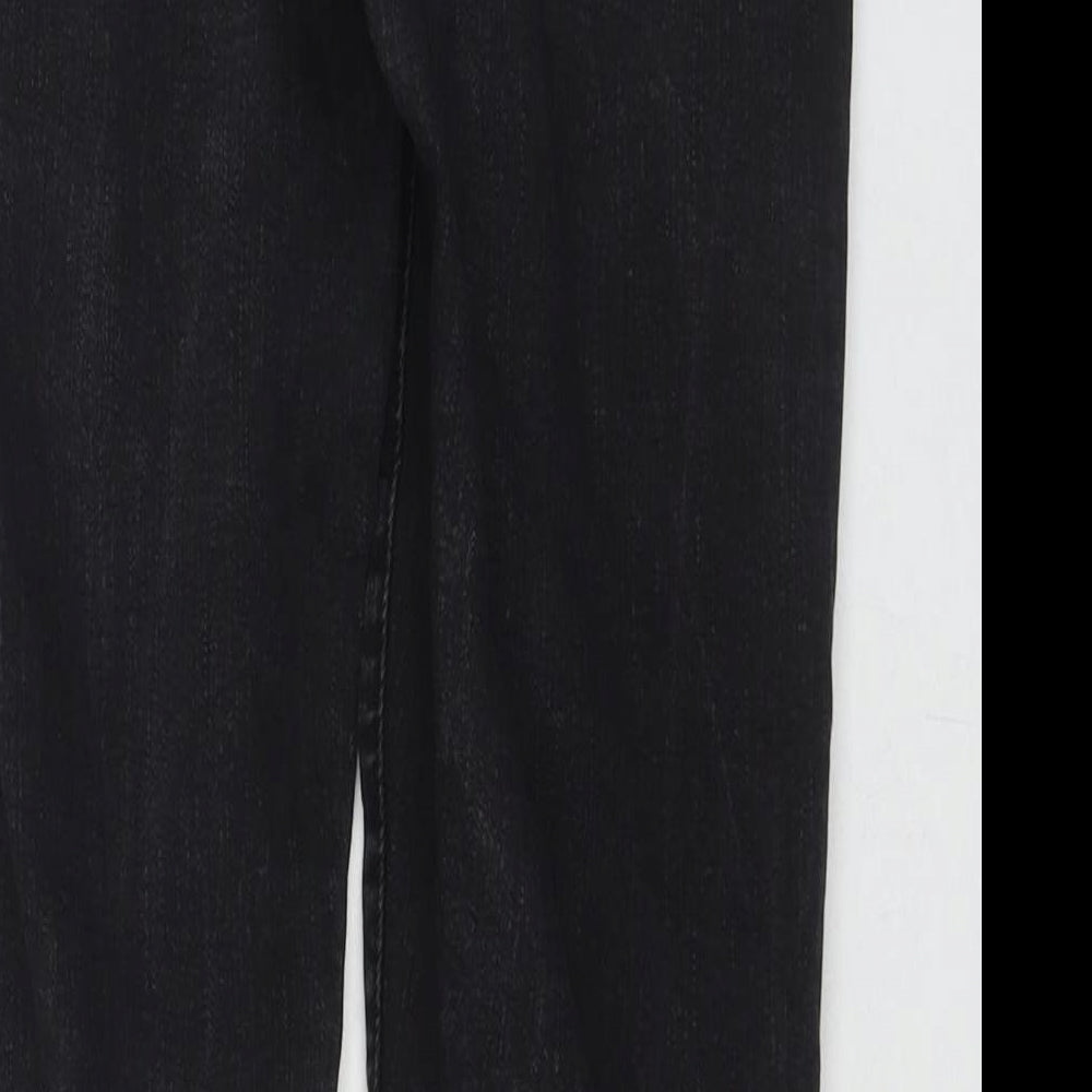 365 Denim Womens Black Cotton Skinny Jeans Size 16 L27 in Regular Zip