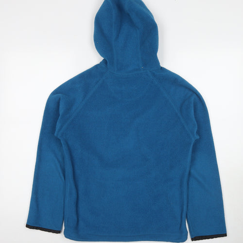 ILA Womens Blue Polyester Pullover Hoodie Size 12 Pullover