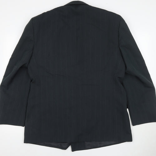 Burton Mens Grey Polyester Jacket Suit Jacket Size 44 Regular