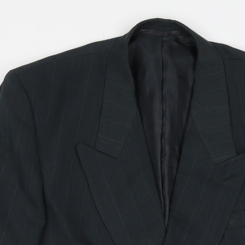 Burton Mens Grey Polyester Jacket Suit Jacket Size 44 Regular