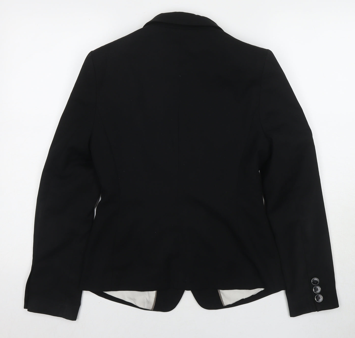 NEXT Womens Black Jacket Blazer Size 8 Button