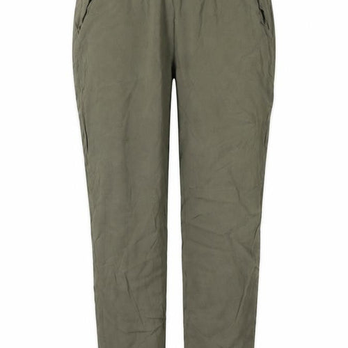 Divided by H&M Womens Green Viscose Trousers Size 8 L25 in Regular