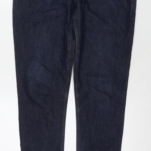 Gap Mens Blue Cotton Skinny Jeans Size 32 in L30 in Regular Zip