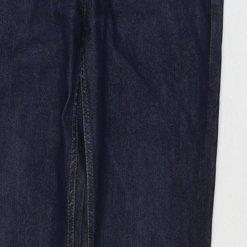 Gap Mens Blue Cotton Skinny Jeans Size 32 in L30 in Regular Zip