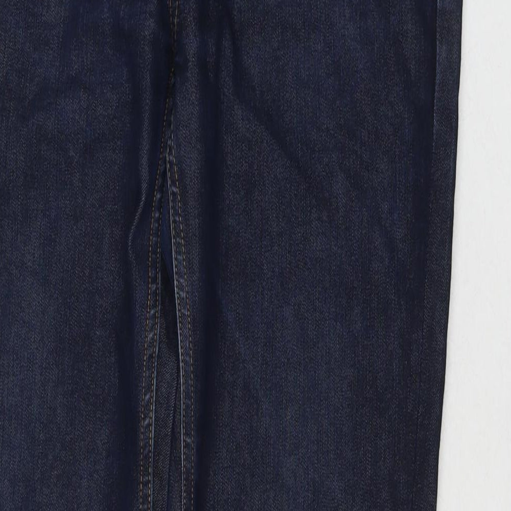 Gap Mens Blue Cotton Skinny Jeans Size 32 in L30 in Regular Zip