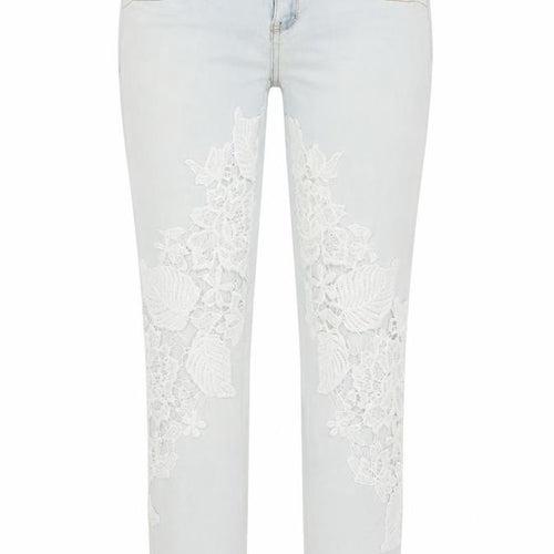 Moon Girl Jeans Womens Blue Cotton Skinny Jeans Size 29 in L30 in Regular Zip